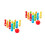 2Set Bowling Gioco Legno Educativo E Interattivo 7