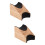 2Pz Poggiapolso Collo Chitarra in Legno Beige Multiuso E Portatile 8
