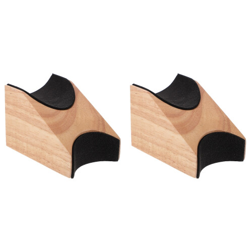 2Pz Poggiapolso Collo Chitarra in Legno Beige Multiuso E Portatile 2