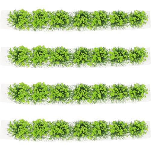 8Pz Erba E Fiori Simulati Per Scenari E in Miniatura