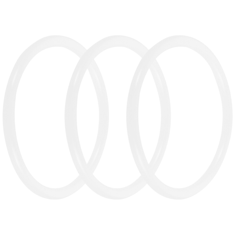 12Szt TrwałE Gumowe PierśCienie Do Mis DźWięKowych W Kolorze BiałYm-image