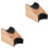 2Pz Poggiapolso Collo Chitarra in Legno Beige Multiuso E Portatile 4