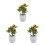 3Pz Artificiale A Frutta Rossa in PVC Per Decorazione 5