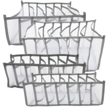 16Pz Organizer Vestiti in Nylon Per Armadio Con Grande Capacità