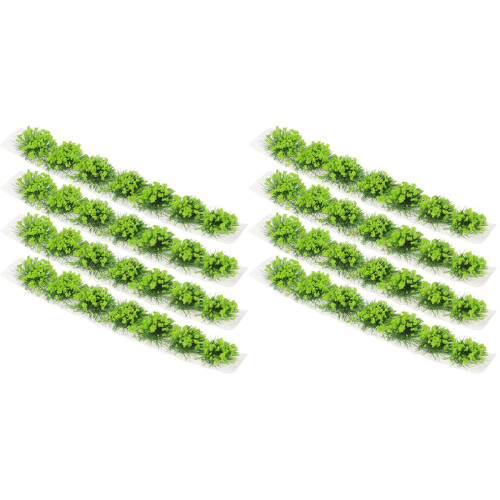 8Pz Erba E Fiori Simulati Per Scenari E in Miniatura 2