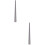 2Pz Misuratore Dimensione Dita Anello Argento Leggero Portatile 7