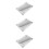 3Set Cuscino Braccio Manicure Pelle Argento Per Nail Art Salone Casa 10