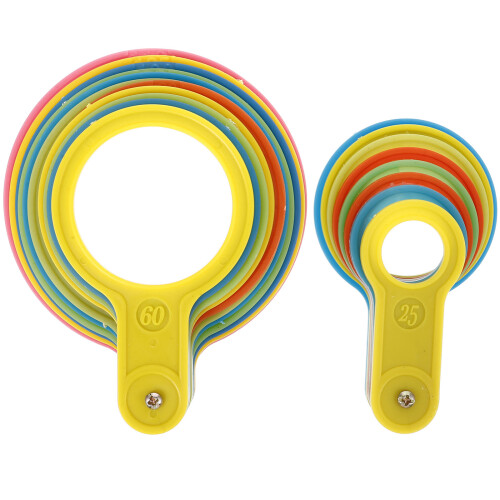 6Sets Meetcirkel Set Plastic Fruit Meetring Efficiënt Meetinstrument 1