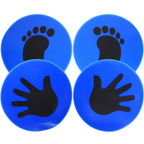 4Paren Voetbal Marker Schijven PVC Verstelbare Training Vloerpad