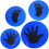 4Paren Voetbal Marker Schijven PVC Verstelbare Training Vloerpad 2