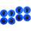 4Paren Voetbal Marker Schijven PVC Verstelbare Training Vloerpad 6