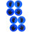 4Paren Voetbal Marker Schijven PVC Verstelbare Training Vloerpad 9