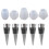 1Conjunto Kit De Moldes Silicone DIY Para Rolhas De Vinho Variadas 3