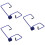 3Pcs Multi-Color Wiper Arm Tension Springs for Windshield Replacement 9
