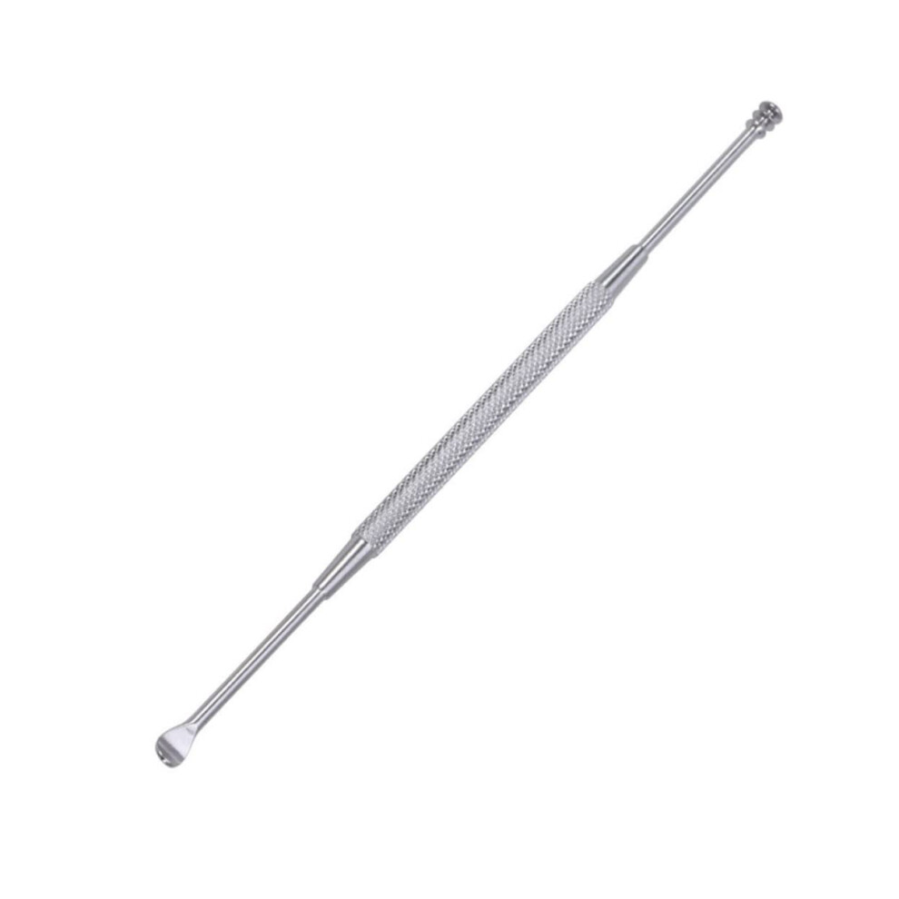 Doubleended Ear Wax Curette with Spiral Design for Gentle and Effective Ear Cleaning, Portable and Rustproof for Safe Ear Care.