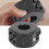 Rotating Decompression Ring Toy 360 Finger Stress Relief Black 16