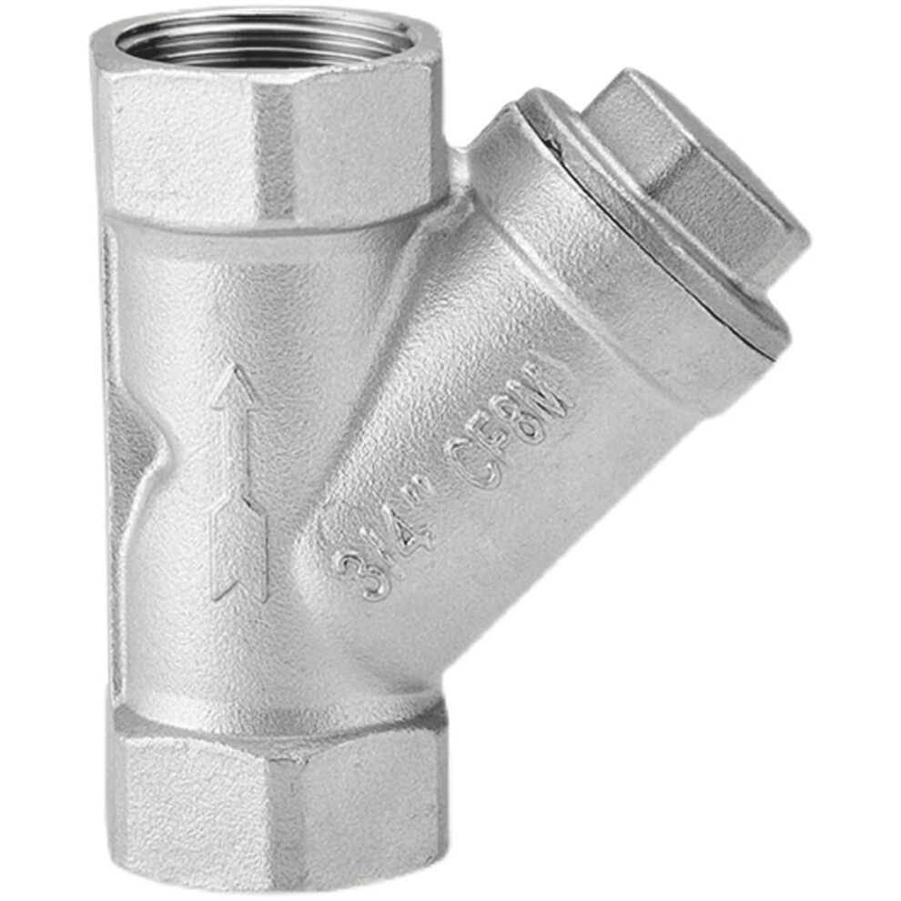 304 Stainless Steel Bsp Npt Inline Y Strainer Valve Dn80 80 Mesh Flow Corrosion Resistant 9412369352668