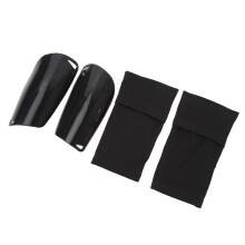 Fußball Schienbeinschoner Socken mit Tasche Schwarze M, Leistungsstützung