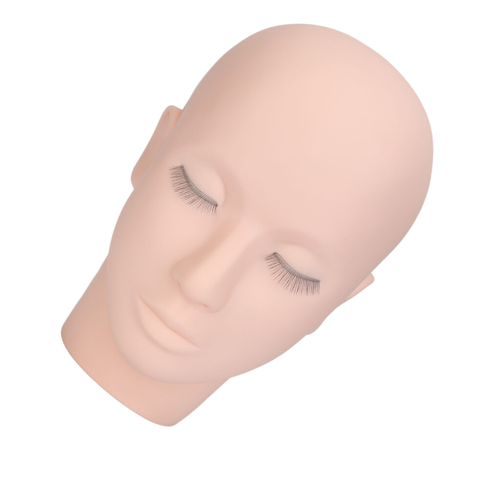 Unisex 3 Layer High Density Eyelash Mannequin Head For Lash Extension Practice