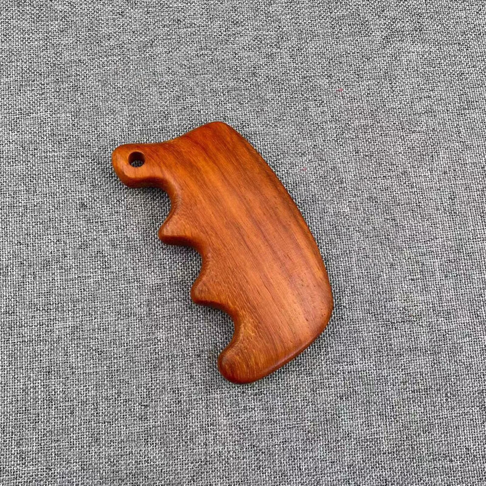 Rosewood Scraping Board, Gua Sha Board, Facial and Body Massage Tool, 1Piece, 1.0 X 1.0 X 1.0 Cm, Relieves Tensions