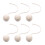 Jouet de dentition en sisal, ensemble de 6 boules-Blanc 5,5 cm 1