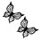 Butterfly Shape Eyeliners Stencils for Eyebrow-Double pack 1