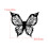 Butterfly Shape Eyeliners Stencils for Eyebrow-Double pack 4