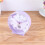 Réveil en plastique, horloge de Table avec décorations-Rose 6