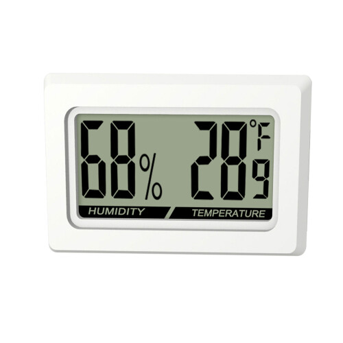 Practical Digital Hygrometer Thermometer for Monitoring-white