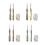 Thread Remover Tool for Sewing, Removing Thread-Bronze 2