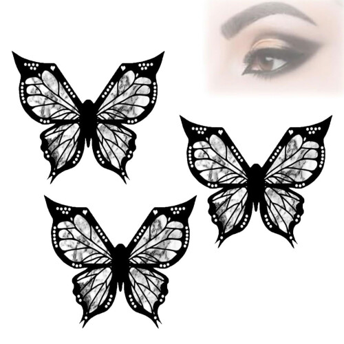 Butterfly Eye Liner Quick Makeup Tool Eyeshadow-Pack of four 2