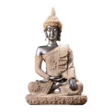 Statue bouddhiste en résine, Figurine de méditation,-133BK
