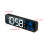 Réveil numérique LED, horloge de bureau, Rechargeable par-Blanc 4