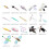 Katten Wandbevestigingen Train katten- B-set 8 stuks 4