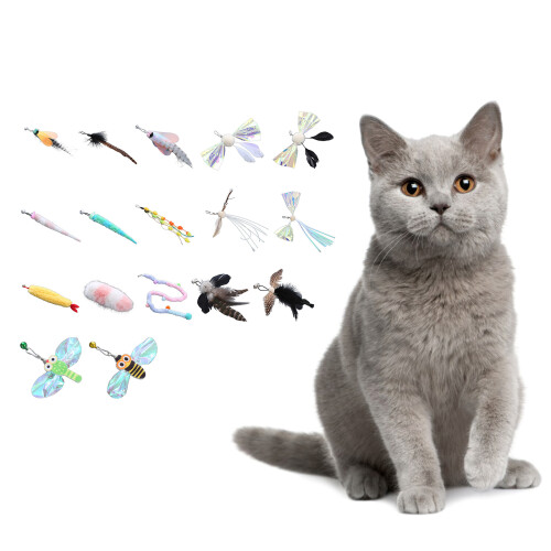 Katten Wandbevestigingen Train katten- B-set 8 stuks 2