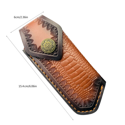Foldable Knives Holsters Knife Leather Storage Bag Convenient 2