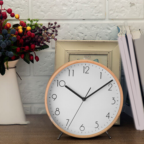 Horloge de Table décorative en bois de 8-couleur du journal 2