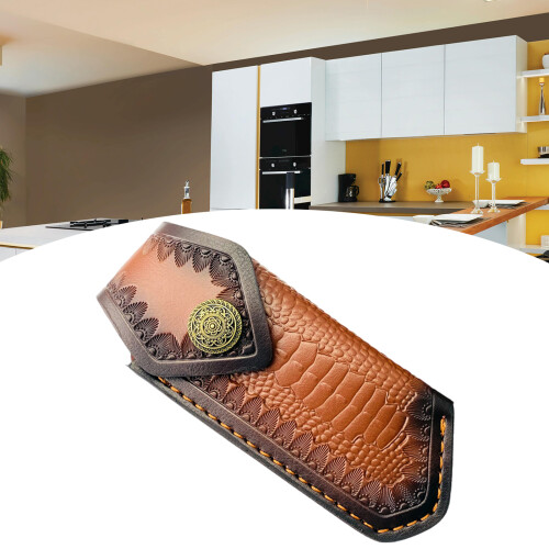 Foldable Knives Holsters Knife Leather Storage Bag Convenient 1