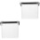 2Pcs Large Capacity Black Dog Food Storage Container with Round Edges 3