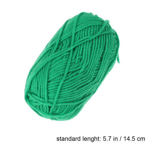 2Ud Hilo Leche Verde Para Accesorios De Punto Cómodos