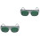 2Ud Gafas De Seguridad Soldador ABS Elásticas Multicolor 5