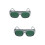 2Ud Gafas De Seguridad Soldador ABS Elásticas Multicolor 9