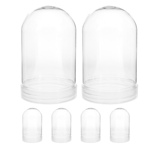 18Ud Transparente Plástico Resistente Para Decoración DIY