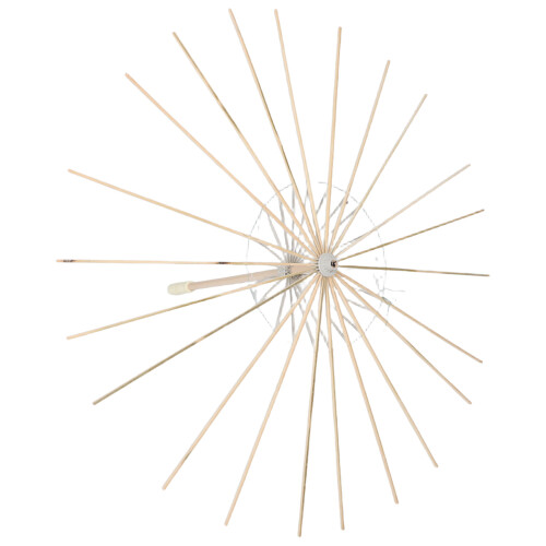 4Ud Bastidor De Sombrilla De Bambú Beige Estable Para Decoración Y DIY 2