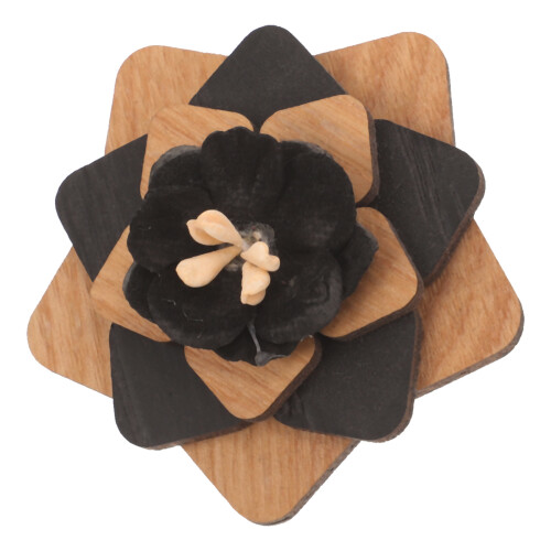 2Ud Broche Botonniere De Madera Y Para Traje