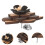 2Ud Broche Botonniere De Madera Y Para Traje 11