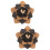 2Ud Broche Botonniere De Madera Y Para Traje 9