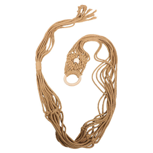 3Ud Colgador Guitarra Madera Macramé Estilo 1