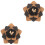 2Ud Broche Botonniere De Madera Y Para Traje 5