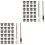2Ensembles Grommets Métalliques DIY Oeillets Pour Cuir Chaussures 5